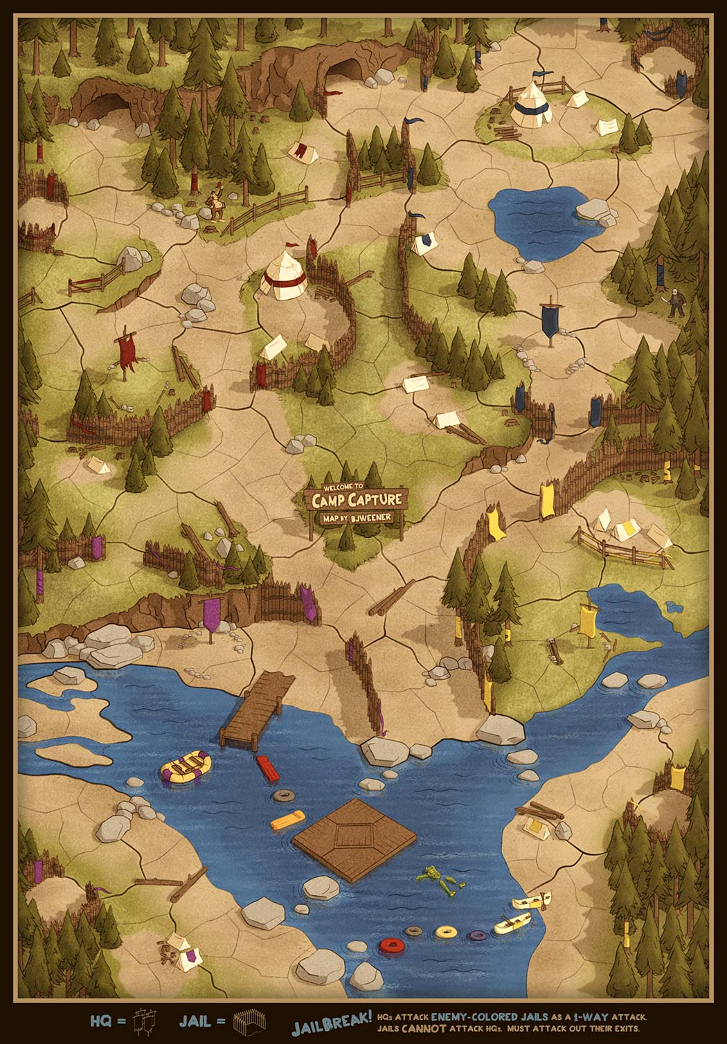 the map